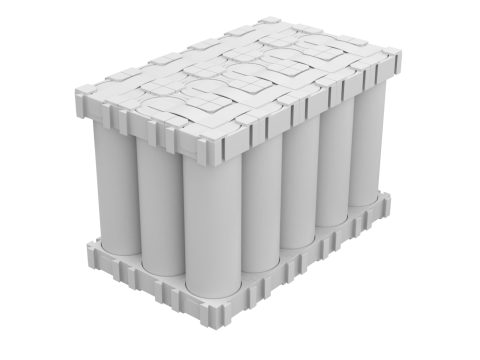 Customizable Battery Pack 3D Модель
