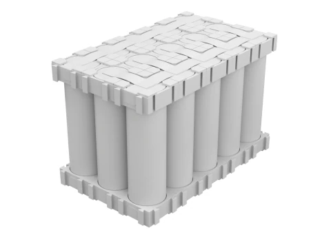 Customizable Battery Pack 3D Model