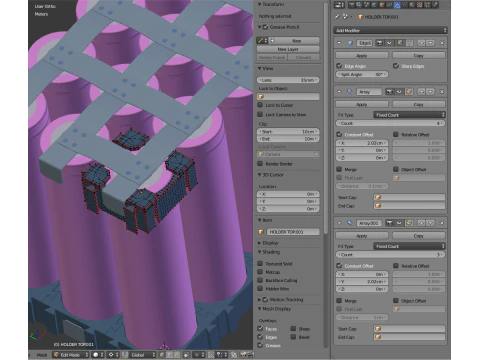 Customizable Battery Pack 3D Model
