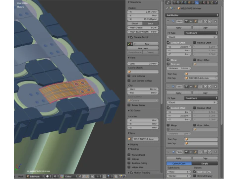 Customizable Battery Pack 3D Model