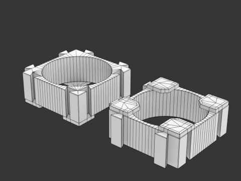 Customizable Battery Pack 3D Model