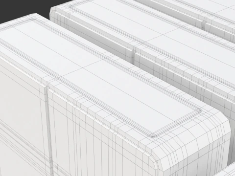 Conjunto de cartuchos Modelo 3D