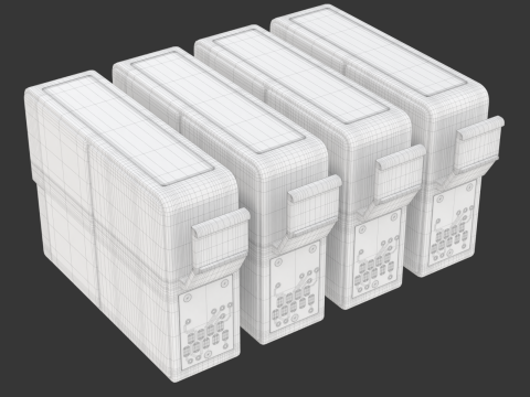 Cartridge Set 3D Модель