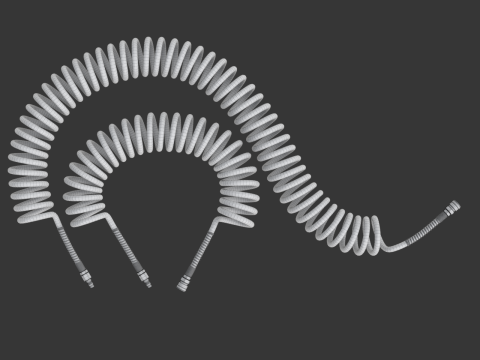 Pneumatic Hose 3D Модель