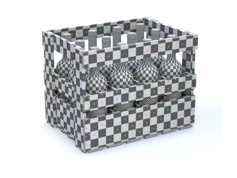 Wine Crate 3D Model