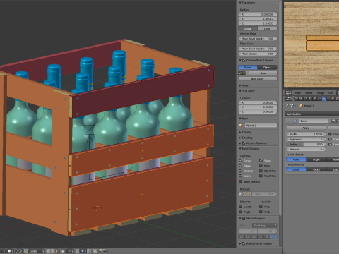 Wine Crate 3D Model