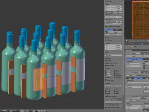 Wine Crate 3D Model