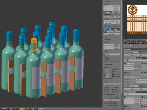 Wine Crate 3D Model