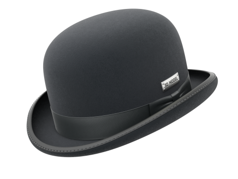 Bowler Hat 3D Model