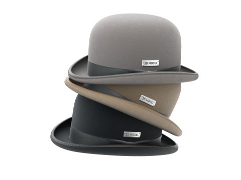 Bowler Hat 3D Model