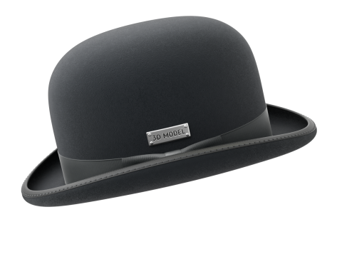 Bowler Hat 3D Model