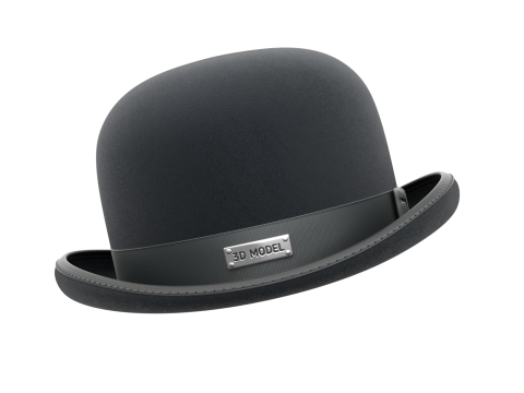 Bowler Hat 3D Model