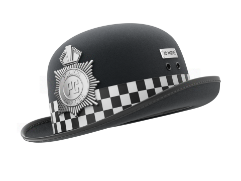 Police Woman Hat 3Dモデル