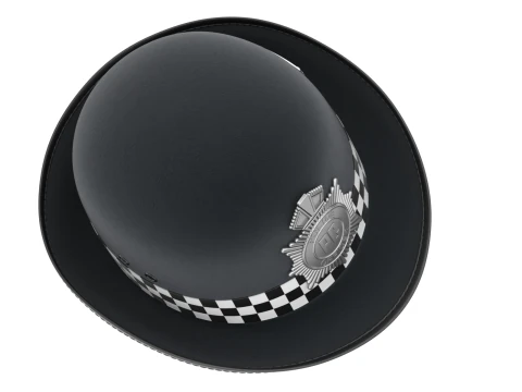 Police Woman Hat 3D Model
