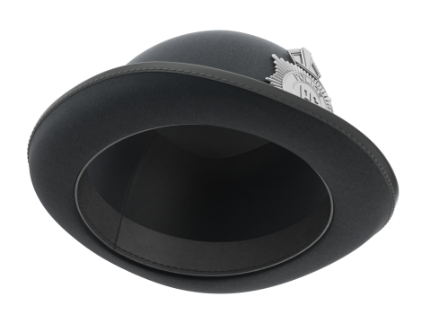 Police Woman Hat Modelo 3D