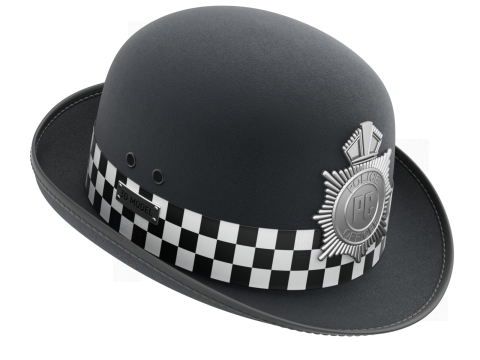 Police Woman Hat Modelo 3D