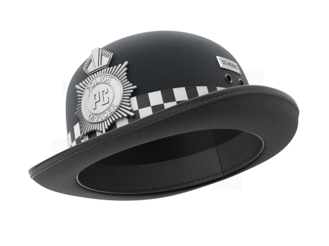 Police Woman Hat Modelo 3D
