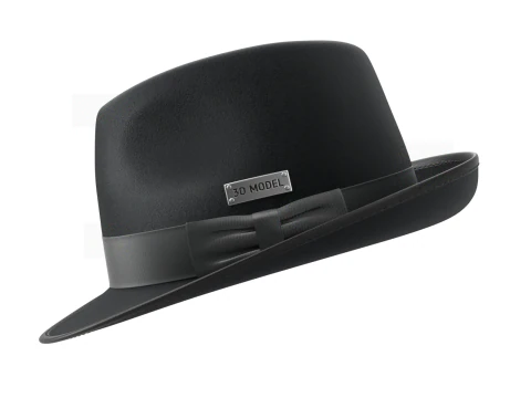 Trilby Hat 3D Model