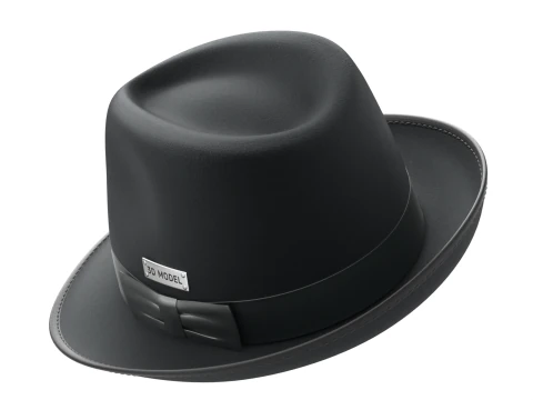 Trilby Hat 3D Model