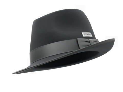 Trilby Hat 3D Model