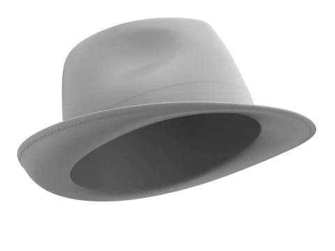 Trilby Hat 3D Model