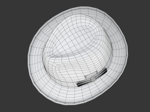 Trilby Hat 3D 模型