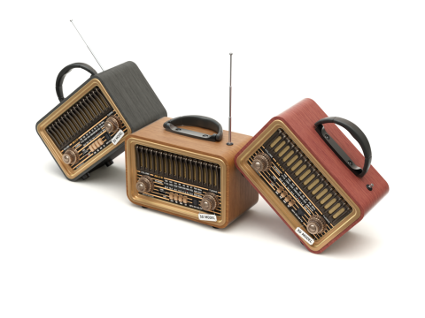 Retro Mini Radio 3D Модель