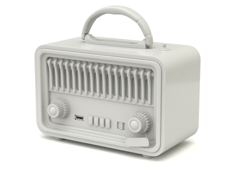 Retro Mini Radio 3D Модель