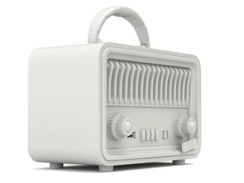 Retro Mini Radio 3D Модель