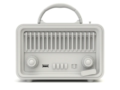 Miniradio retr&ograve; Modello 3D