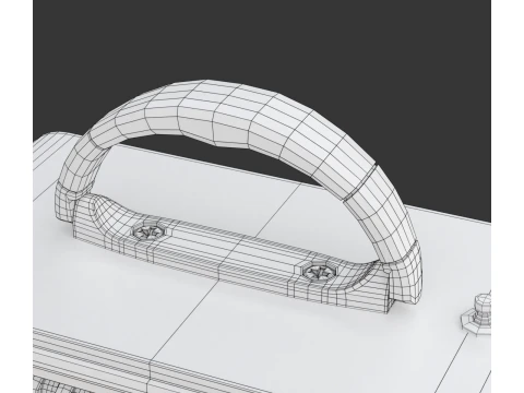 Miniradio retr&ograve; Modello 3D