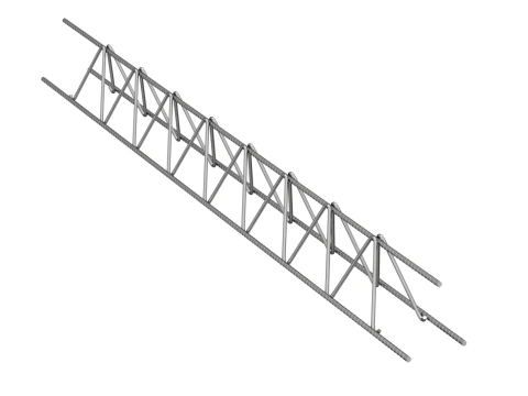 Sistema de bloco de laje de piso de argila oca Modelo 3D