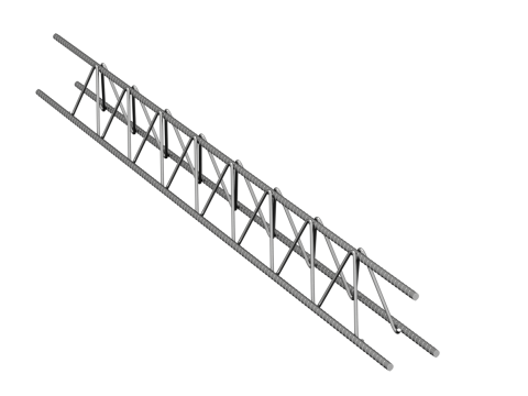 Concrete Floor Slab Block System Modelo 3D