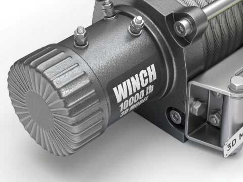 Electric Winch 3D Model