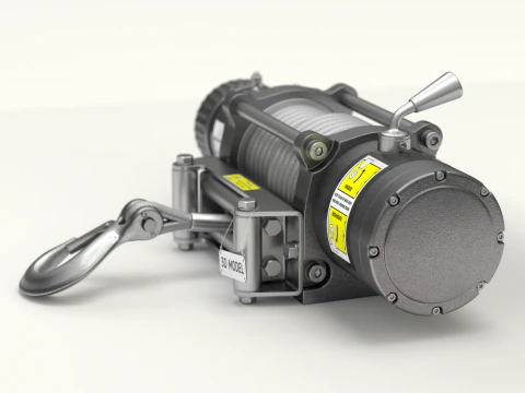 Electric Winch 3D Model