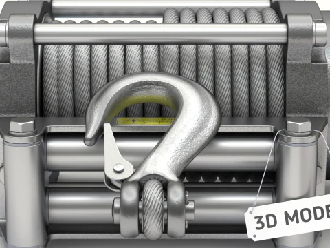 Electric Winch 3D Model