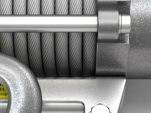 Electric Winch Modelo 3D