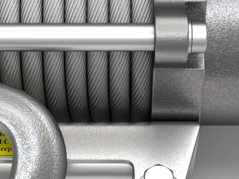 Electric Winch 3D Model