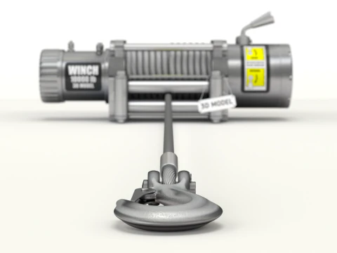 Electric Winch 3D Model