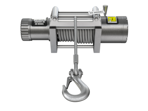 Electric Winch Modelo 3D