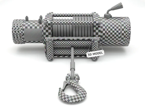 Electric Winch 3D Model