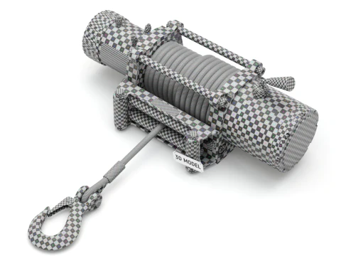 Electric Winch 3D Model