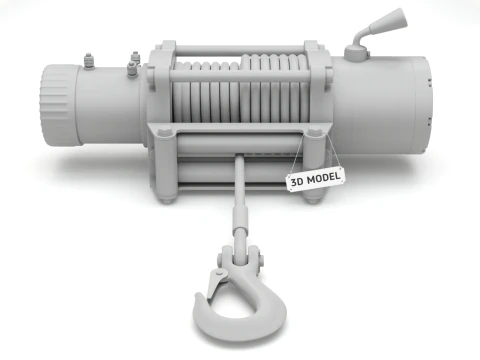 Electric Winch 3D Model
