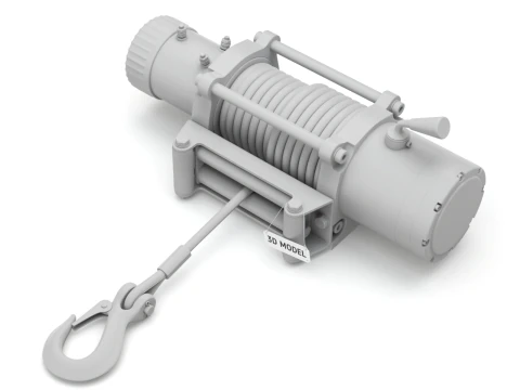 Electric Winch 3D Model
