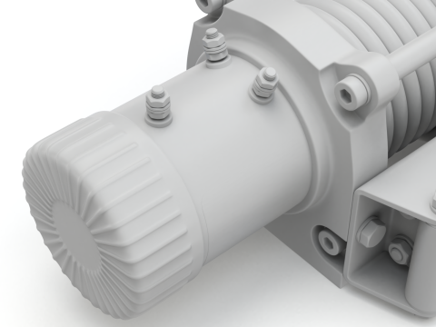 Electric Winch Modelo 3D