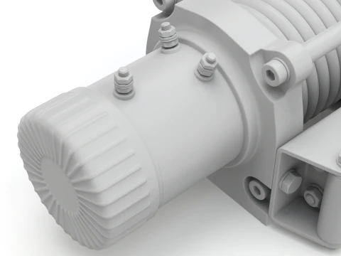 Electric Winch 3D Model