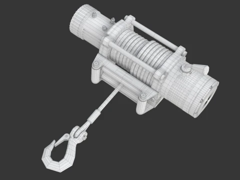 Electric Winch 3D Model