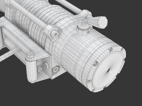 Electric Winch 3D Model