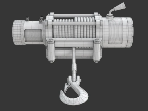 Electric Winch 3D Model