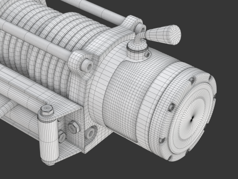 Electric Winch Modelo 3D
